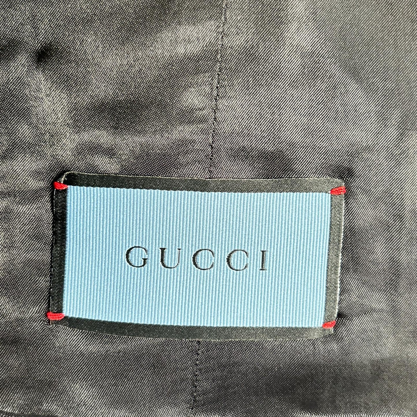 GUCCI グッチ 51M7Z0 ブラック モヘヤ×ウール タキシード ジレ ベスト