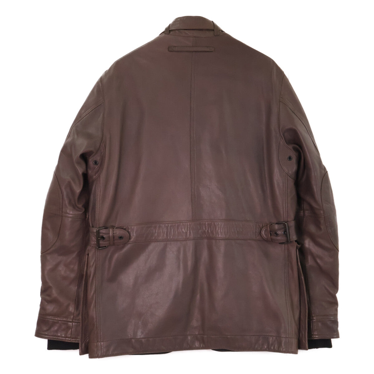 PRADA SPORT プラダスポーツ 【国内正規】STV048 ジップアップ 中綿 レザージャケット ジャケット
