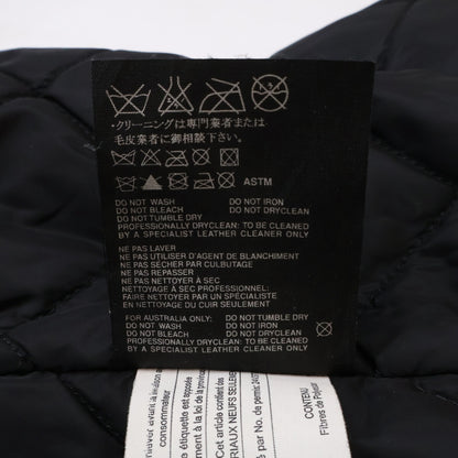 PRADA SPORT プラダスポーツ 【国内正規】STV048 ジップアップ 中綿 レザージャケット ジャケット