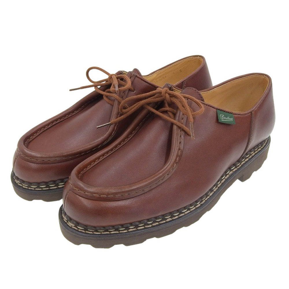 Paraboot パラブーツ 新品同様 ミカエル チロリアン シューズ リスレザー メンズ ブラウン 40.5 シューズ