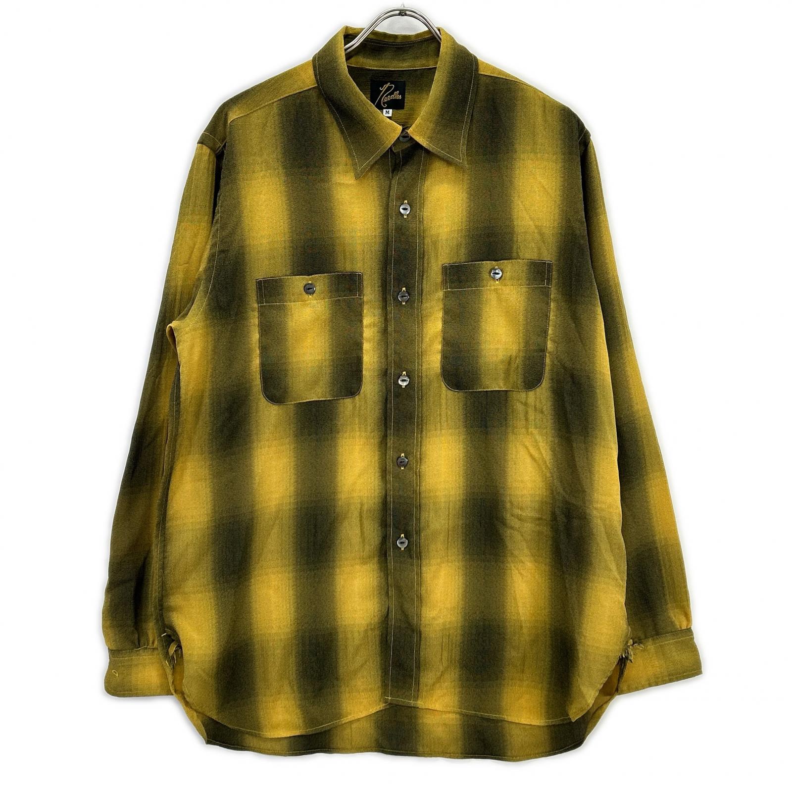 【SALE】 needles ニードルズ 【美品】OT159 オンブレチェック 長袖ワークシャツ トップス