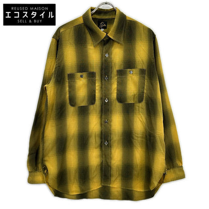 【SALE】 needles ニードルズ 【美品】OT159 オンブレチェック 長袖ワークシャツ トップス