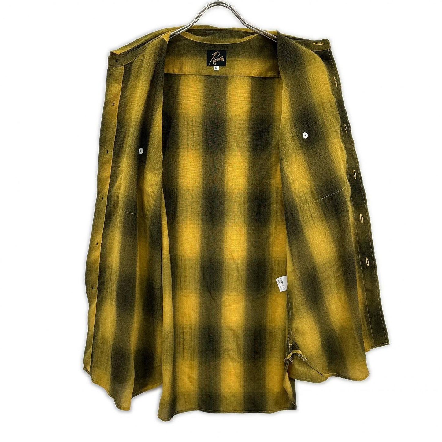 【SALE】 needles ニードルズ 【美品】OT159 オンブレチェック 長袖ワークシャツ トップス