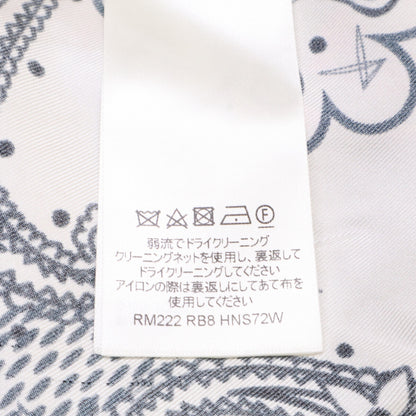 LOUIS VUITTON ルイヴィトン 【国内正規】RM222 RB8 HNS72W 総柄 シルク100％ 長袖シャツ トップス