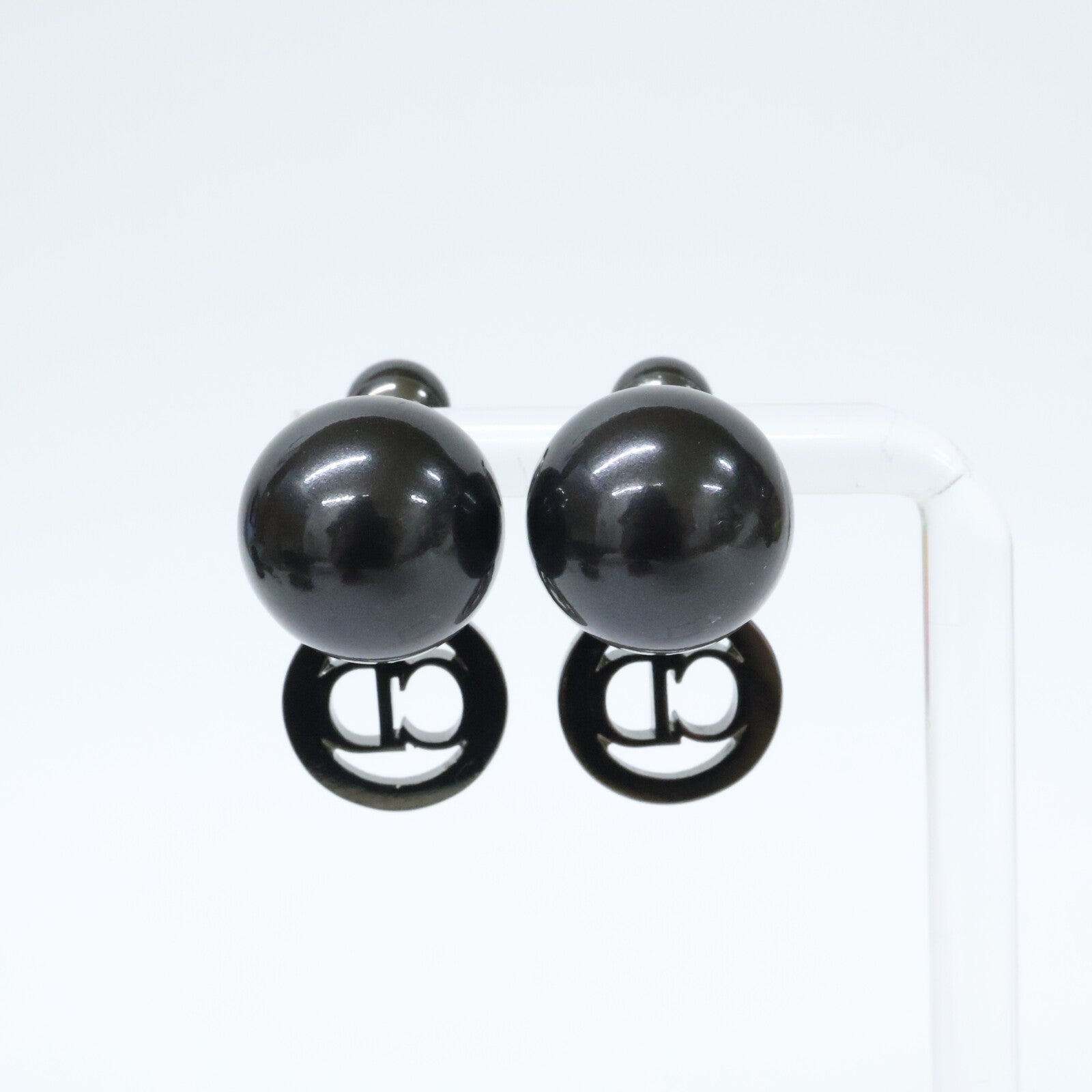 DIOR ディオール 【美品】TRIBALES トライバル メタル レジンパール クリスタル ピアス