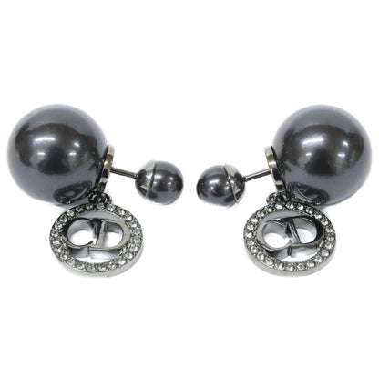 DIOR ディオール 【美品】TRIBALES トライバル メタル レジンパール クリスタル ピアス