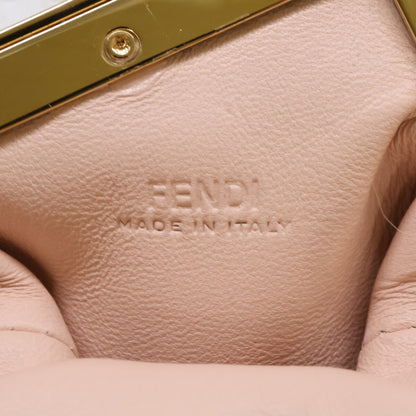 FENDI フェンディ 【新品同様】7AS051 AL9E ファースト ナノ フォックスファー チェーン ショルダーポーチ ショルダーバッグ