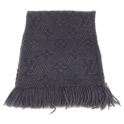 LOUIS VUITTON ルイヴィトン M72431 ウールｘシルク エシャルプ ロゴマニア マフラー