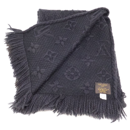 LOUIS VUITTON ルイヴィトン M72431 ウールｘシルク エシャルプ ロゴマニア マフラー