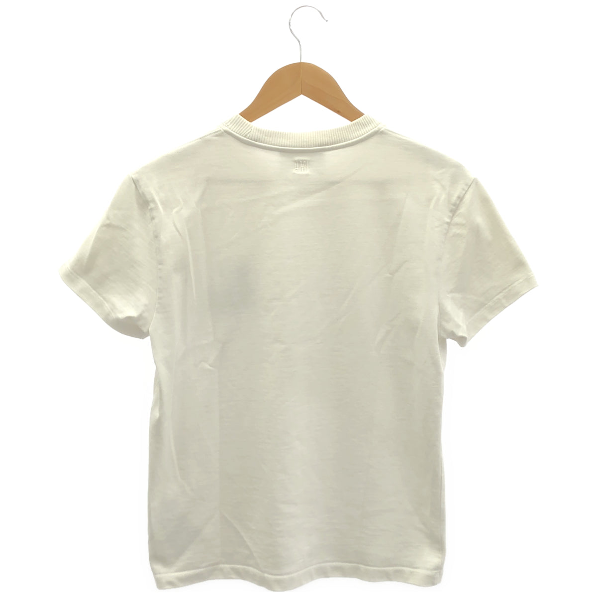 AMI PARIS アミパリス ホワイト ロゴ刺繍 Tシャツ トップス