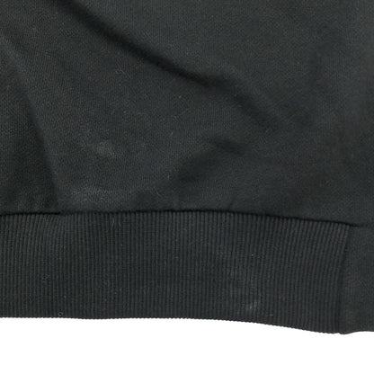 BALMAIN Balmain Black Embossed-Logo Pullover Hoodie Top