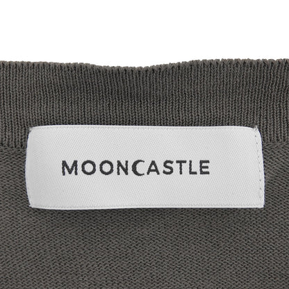 MOON CASTLE ムーンキャッスル 美品 アイスコットン カーディガン トップス メンズ チャコールグレー M MC21 トップス