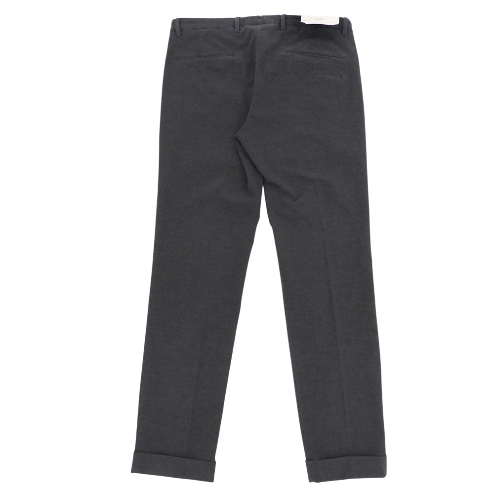 BRIGLIA 1949 ブリリア1949 新品同様 SLIM FIT ノープリーツパンツ ボトムス メンズ コットン グレー 48 BG03 ボトムス