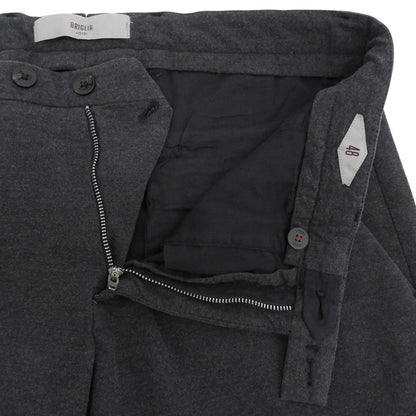BRIGLIA 1949 ブリリア1949 新品同様 SLIM FIT ノープリーツパンツ ボトムス メンズ コットン グレー 48 BG03 ボトムス