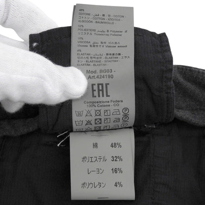 BRIGLIA 1949 ブリリア1949 新品同様 SLIM FIT ノープリーツパンツ ボトムス メンズ コットン グレー 48 BG03 ボトムス