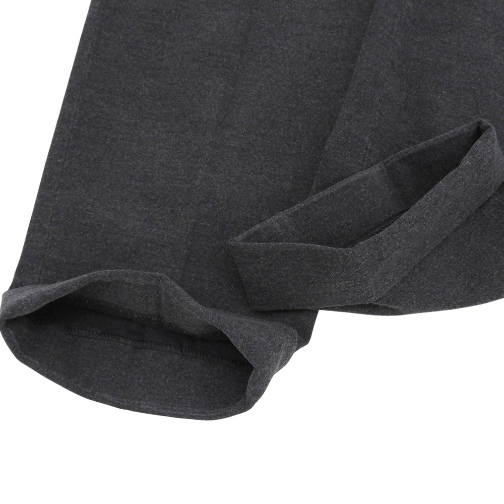 BRIGLIA 1949 ブリリア1949 新品同様 SLIM FIT ノープリーツパンツ ボトムス メンズ コットン グレー 48 BG03 ボトムス