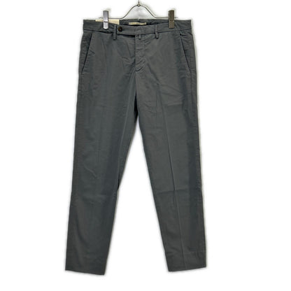 BRIGLIA 1949 ブリリア1949 グレー コットン ERCOLANO ノープリーツ スラックス ボトムス