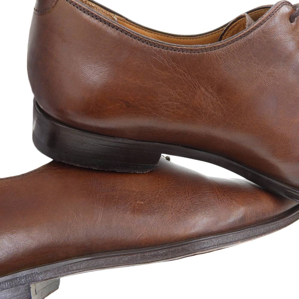 MAGNANNI マグナーニ レースアップ ホールカット ドレスシューズ メンズ ブラウン 38 9963 シューズ
