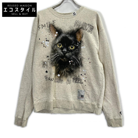 MIHARAYASUHIRO ミハラヤスヒロ J15PO723 25AW グレー EMBELLISHDISTRESS CAT PULLOVER トップス