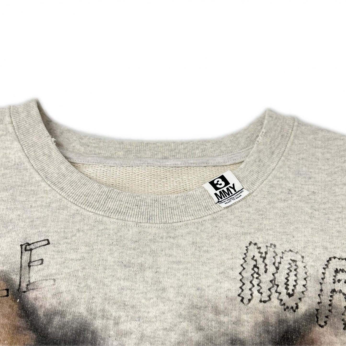 MIHARAYASUHIRO ミハラヤスヒロ J15PO723 25AW グレー EMBELLISHDISTRESS CAT PULLOVER トップス
