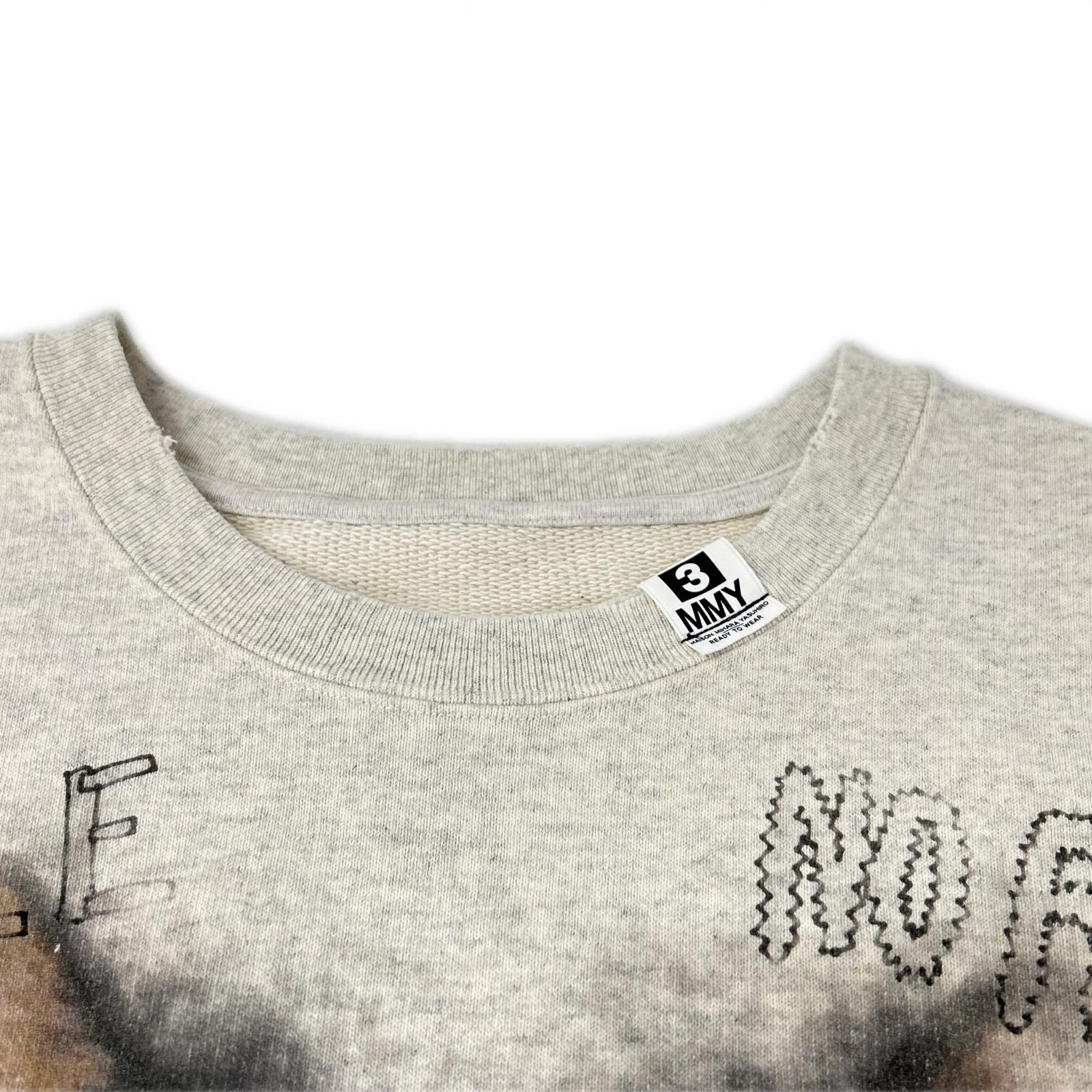 MIHARAYASUHIRO ミハラヤスヒロ J15PO723 25AW グレー EMBELLISHDISTRESS CAT PULLOVER トップス