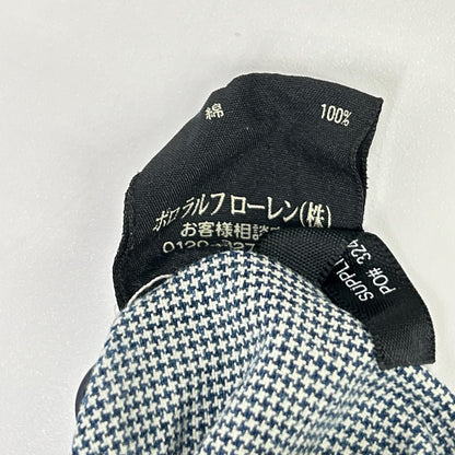RRL ダブルアールエル ライトブルー インディゴ 千鳥格子 ハウンドトゥース 長袖 シャツ トップス