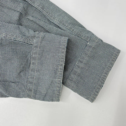 RRL ダブルアールエル ライトブルー インディゴ 千鳥格子 ハウンドトゥース 長袖 シャツ トップス