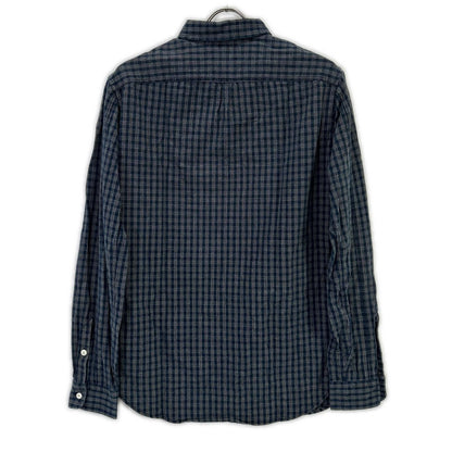 RRL ダブルアールエル ブルー 藍染 長袖 チェックシャツ トップス