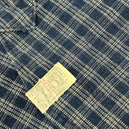 RRL ダブルアールエル ブルー 藍染 長袖 チェックシャツ トップス