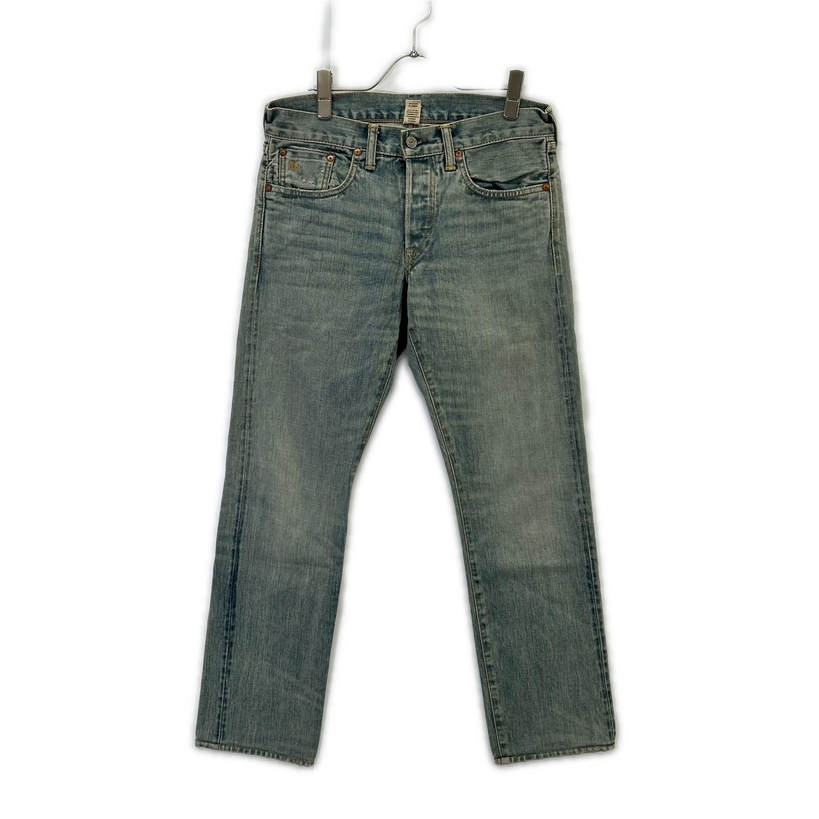 RRL ダブルアールエル ライトブルー フェード SLIM FIT JAPAN WOVEN SELVEDGE DENIM ボトムス
