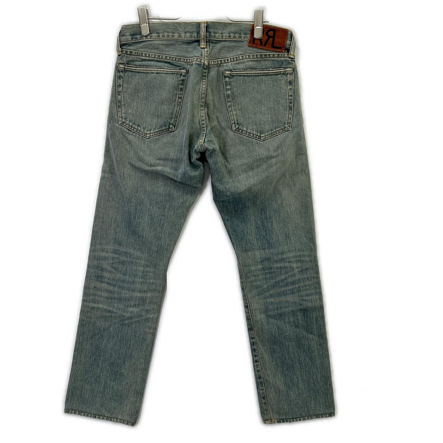 RRL ダブルアールエル ライトブルー フェード SLIM FIT JAPAN WOVEN SELVEDGE DENIM ボトムス