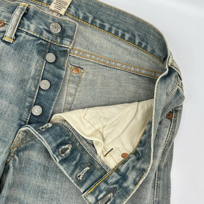 RRL ダブルアールエル ライトブルー フェード SLIM FIT JAPAN WOVEN SELVEDGE DENIM ボトムス