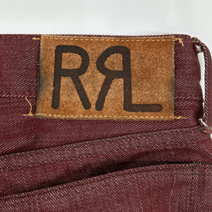 RRL ダブルアールエル ボルドー ボタンフライ HEAVY WEIGHT BULL DENIM ボトムス