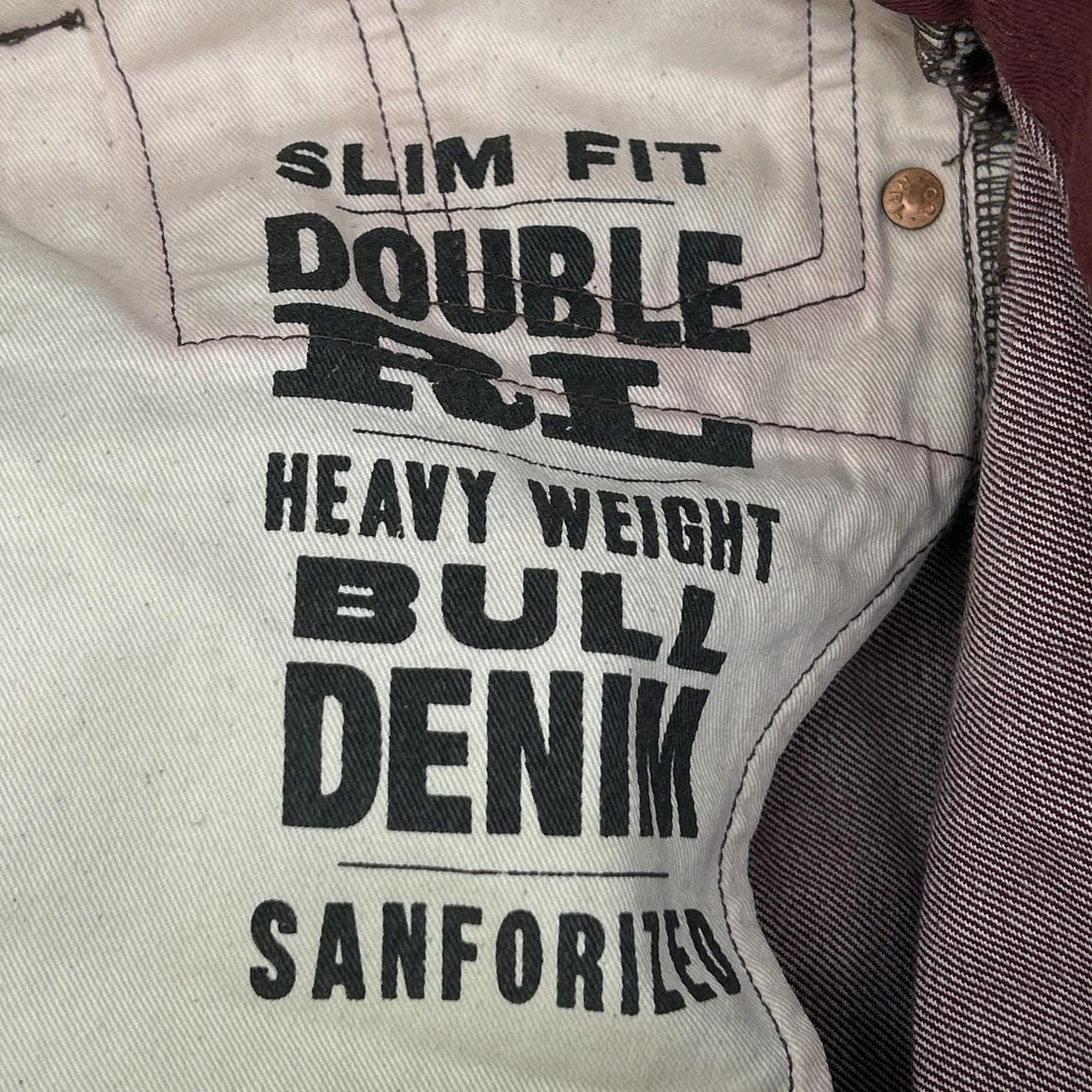 RRL ダブルアールエル ボルドー ボタンフライ HEAVY WEIGHT BULL DENIM ボトムス