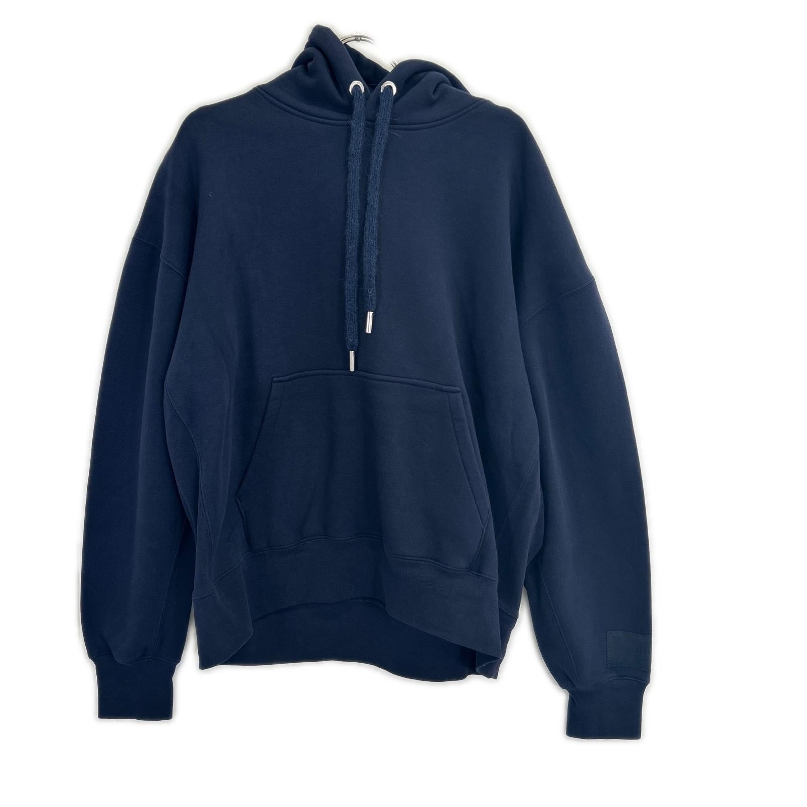 AMI Alexandre Mattiussi アミアレクサンドルマテュッシ ネイビー Ami de Coeur プルオーバー フーディ トップス
