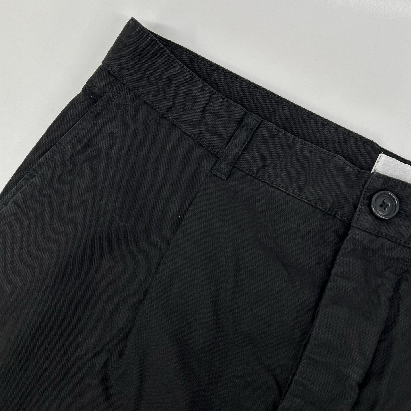 AMI Alexandre Mattiussi アミアレクサンドルマテュッシ ブラック コットン トラウザー チノパンツ ボトムス