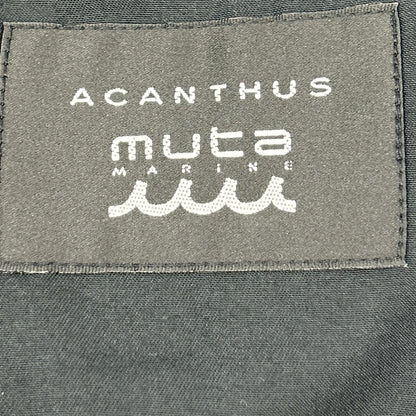 ACANTHUS アカンサス ×muta MARINE ブラック スウィート サイドライン パンツ ボトムス