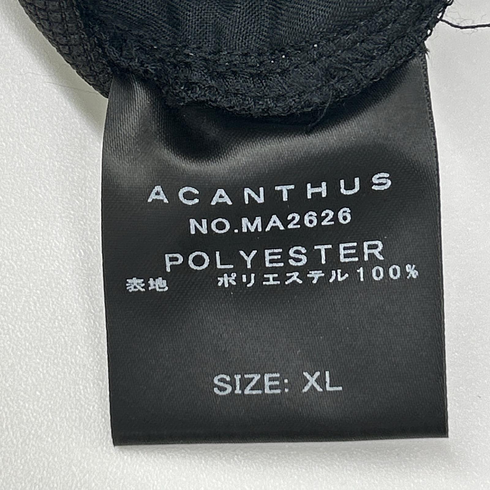 ACANTHUS アカンサス ×muta MARINE ブラック スウィート サイドライン パンツ ボトムス
