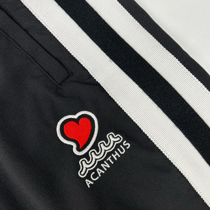 ACANTHUS アカンサス ×muta MARINE ブラック スウィート サイドライン パンツ ボトムス