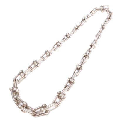 TIFFANY&Co. ティファニー Ag925ハードウェア 18inch グラジュエイテッド リンク ネックレス
