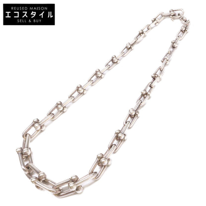 TIFFANY&Co. ティファニー Ag925ハードウェア 18inch グラジュエイテッド リンク ネックレス