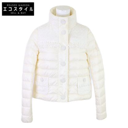 MONCLER LUNAIRE tweed-panel down jacket