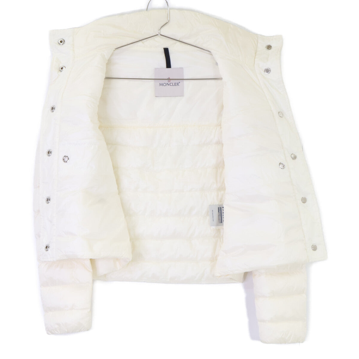 MONCLER LUNAIRE tweed-panel down jacket