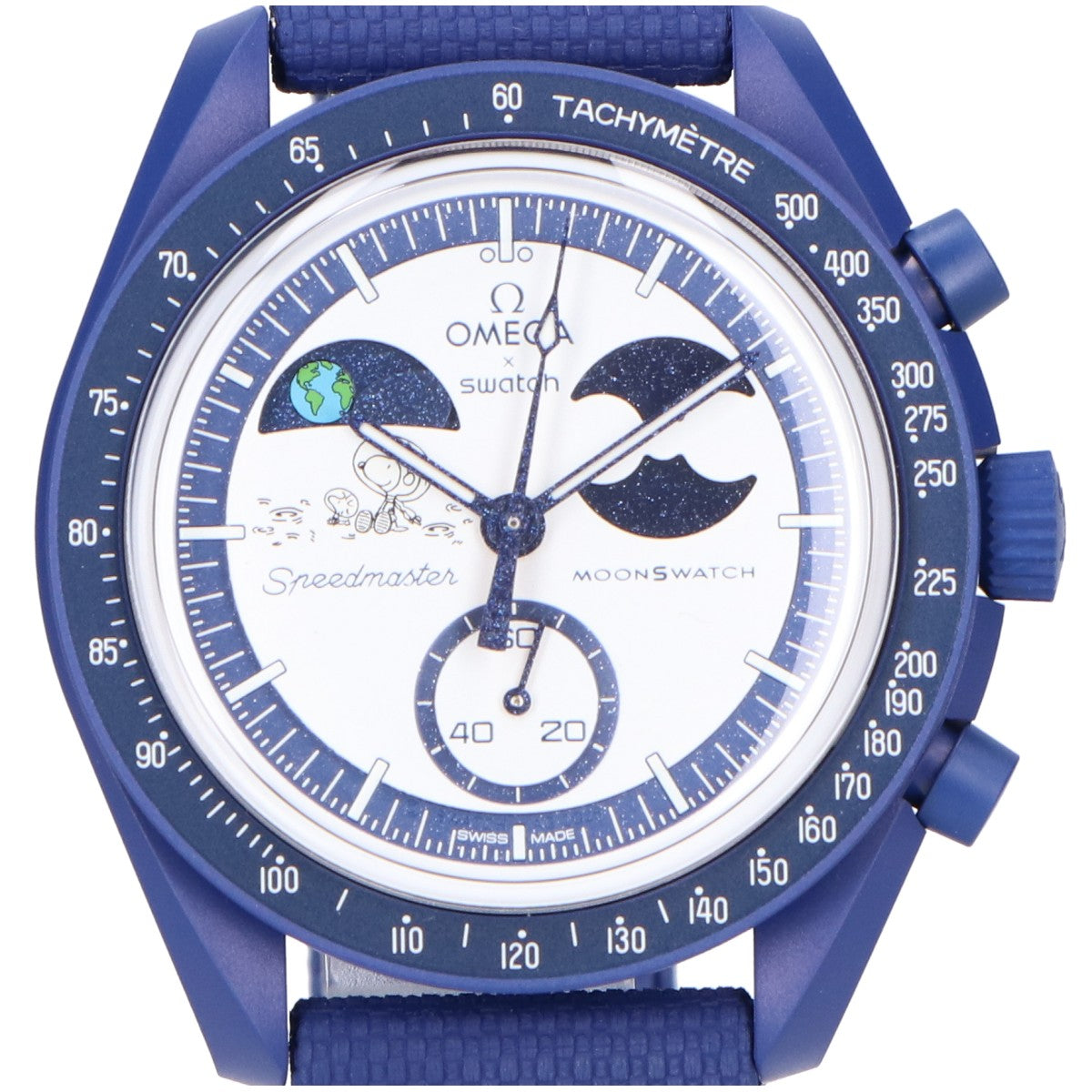 OMEGA オメガ ×SWATCH スヌーピー 新品未使用 SO33N703L MISSION TO EARTHPHASE MOONSHINE GOLD wants YOU ハンターズムーン クオーツ 腕時計