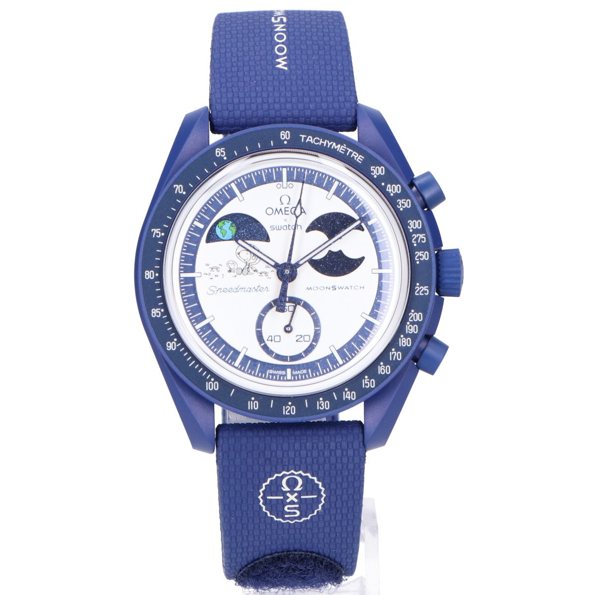 OMEGA オメガ ×SWATCH スヌーピー 新品未使用 SO33N703L MISSION TO EARTHPHASE MOONSHINE GOLD wants YOU ハンターズムーン クオーツ 腕時計