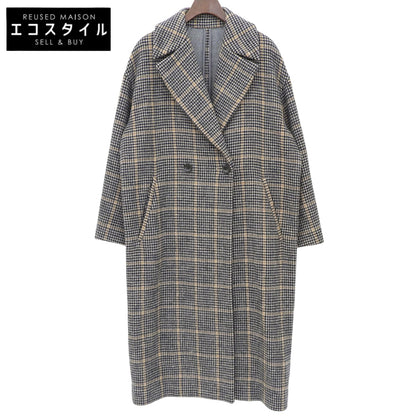 DRESSTERIOR ドレステリア チェック ロング丈 チェックコート レディース ブラウン 36 085-93085 コート