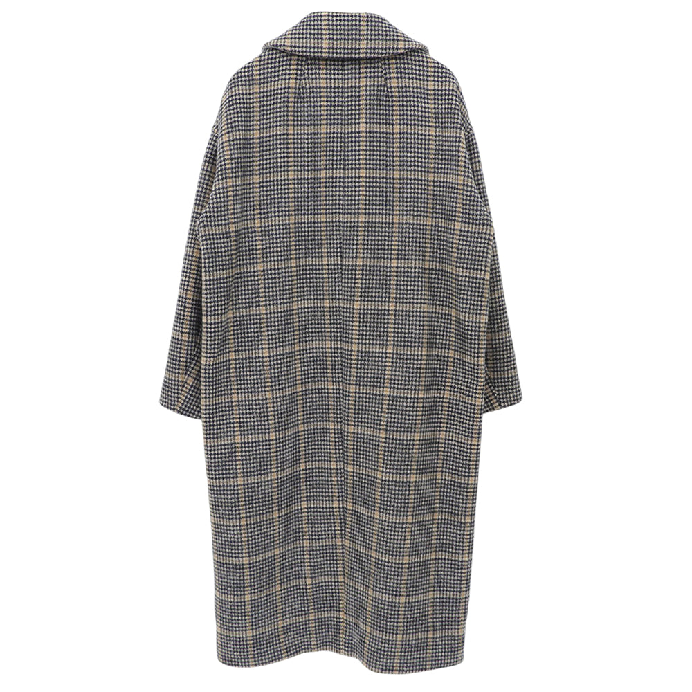 DRESSTERIOR ドレステリア チェック ロング丈 チェックコート レディース ブラウン 36 085-93085 コート