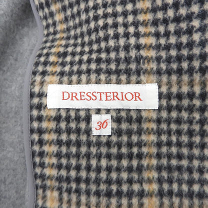 DRESSTERIOR ドレステリア チェック ロング丈 チェックコート レディース ブラウン 36 085-93085 コート