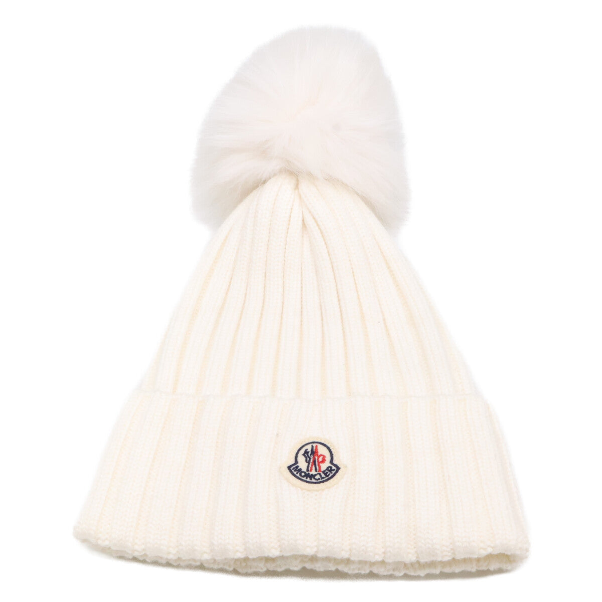 MONCLER モンクレール 【新品同様/国内正規】25年 K20933B00064 M1131 BERRETTO TRICOT ロゴワッペン ポンポン ニット帽 帽子