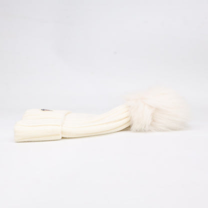 MONCLER モンクレール 【新品同様/国内正規】25年 K20933B00064 M1131 BERRETTO TRICOT ロゴワッペン ポンポン ニット帽 帽子